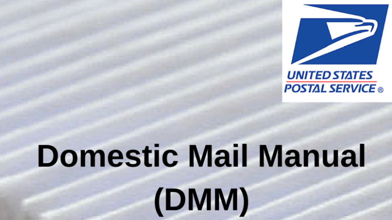domestic mail manual 2020